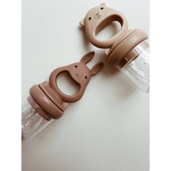 Silicone Fruit Feeding Pacifier - Bark-Shell - Konges Sløjd