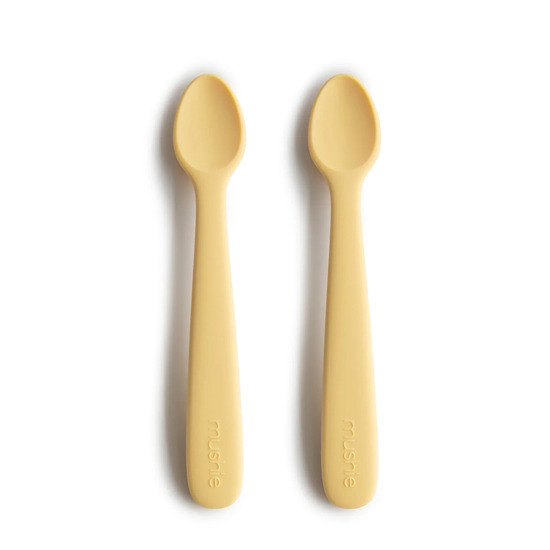 Lepelset 2 stuks - Pale Daffodil - Mushie