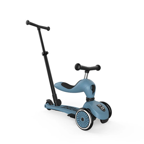 Step Highwaykick 1 push and go - Steel - Scoot and Ride