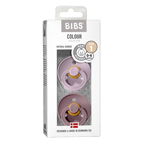 Fopspeenset T1 Blister Dusty Lilac/Heather - Bibs