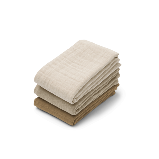 Hydrofiele doeken Lewis 3 pack - Sandy mix - Liewood
