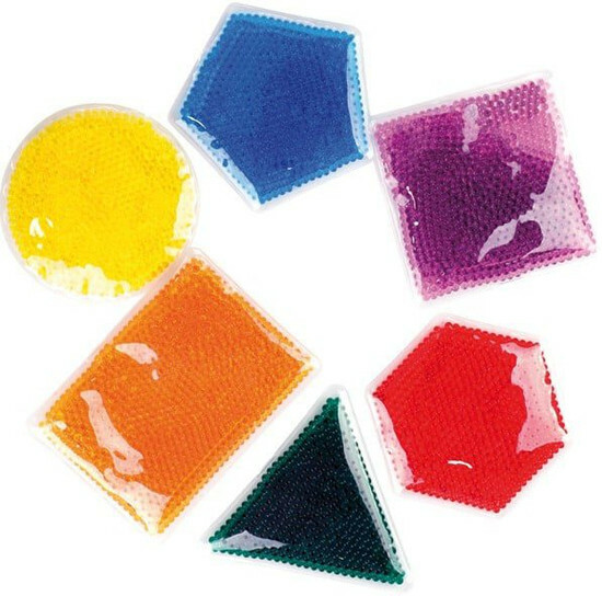 Set van 6 sensorische liquid vormen - Eduplay
